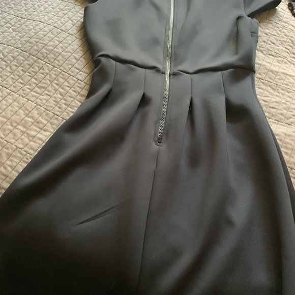 Pink Tartan cap sleeve black dress - Picture 4 of 9